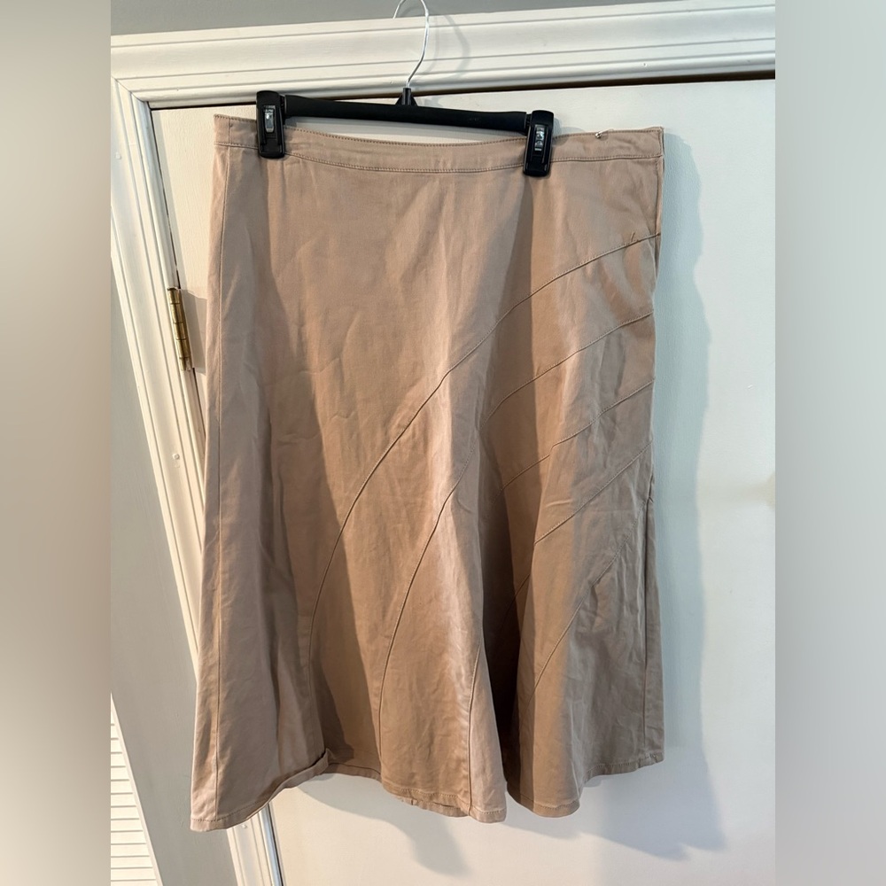 New creation apparel Women’s A-Line khaki Skirt